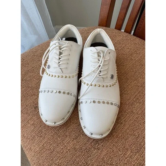 G/FORE Women's 6 Welt Stud Gallivanter Spikeless Golf Shoes - Picture 2 of 8